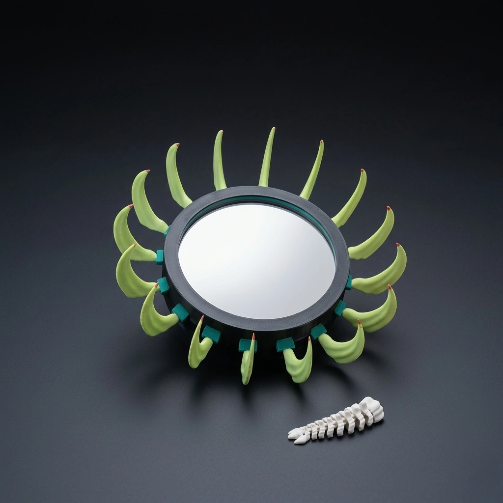 Spiked Halo Mirror